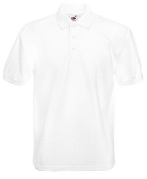 Fruit of the Loom, 65/35 Heavy Polo, polo majica za muškarce,bela , L