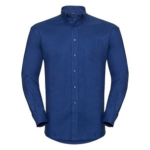 RUSSELL EASY CARE OXFORD men's LS ECare Oxfrd shirt, long sleeve shirt