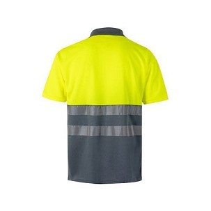VL CUPID LARGE. Bird-eye dvobojna polo majica (160g/m²) sa kratkim rukavima, od poliestera (100%)