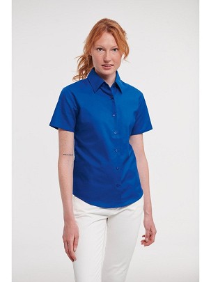 RUSSELL EASY CARE OXFORD Women's Short Sleeve Shirt