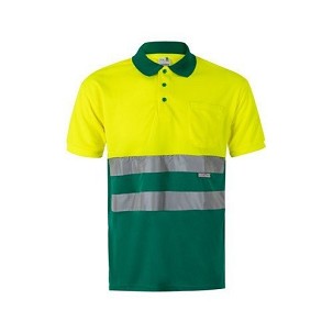 VL CUPID LARGE. Bird-eye dvobojna polo majica (160g/m²) sa kratkim rukavima, od poliestera (100%)