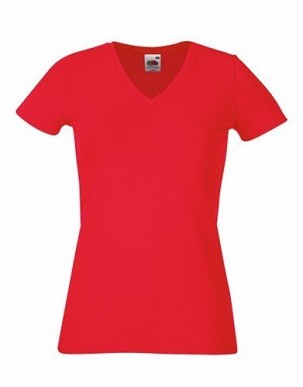 Fruit of the Loom Women's V-neck T-shirt