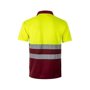 VL CUPID LARGE. Bird-eye dvobojna polo majica (160g/m²) sa kratkim rukavima, od poliestera (100%)