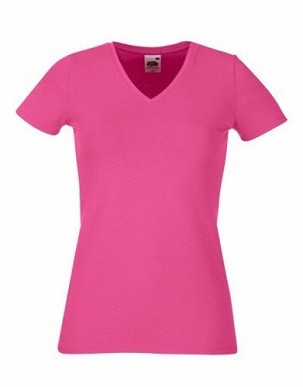 Fruit of the Loom Women's V-neck T-shirt