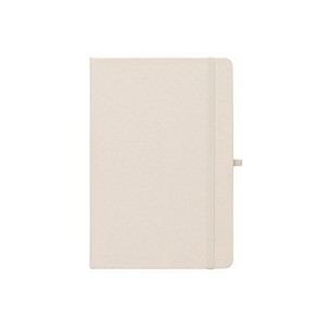 ANNE. A5 notes od recikliranog poliestera (100% rPET) sa stranicama na linije, pastekno bela