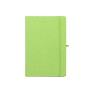 ANNE. A5 notebook in recycled polyester (100% rPET) with lined pages