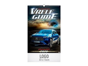 HOT TIRES, Wall Calendar, 7 sheets