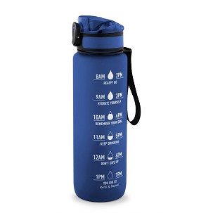 ERIKSSON. Bottle made from recycled PET (100% rPET), featuring motivational quotes and times to encourage you to drink water and stay hydrated throughout the day