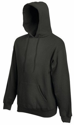 Fruit of the Loom, Premium Hooded Sweat, muški duks sa kapuljačom, ugljenasta, XL
