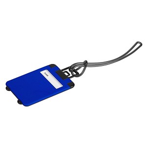 TRAVELER, travel bag id card tag, blue