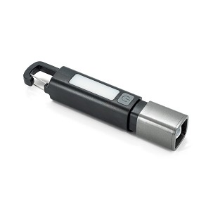 WIGGINS. ABS baterijska lampa sa 2 W LED svetlom (53 lumena) na prednjoj strani i COB svetlom (53 lumena) na vrhu