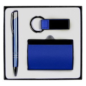 MORRIS, business gift set, blue