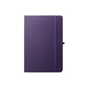 ANNE. A5 notebook in recycled polyester (100% rPET) with lined pages