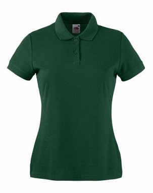Fruit of the Loom, 65/35 Ladies Polo, polo majica za žene, šumsko zelena, M