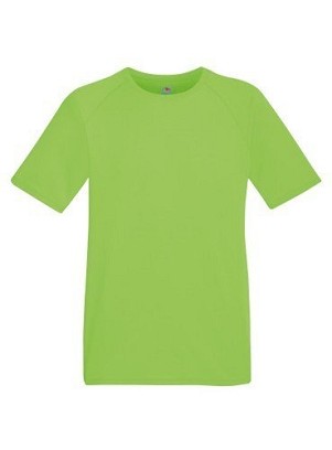 Fruit of the Loom, Performance, Men's Sports Polyester T-Shirt, Lime, L