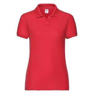 Fruit of the Loom, 65/35 Ladies Polo, polo majica za žene, crvena, XS
