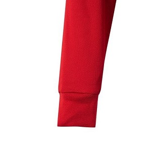 VL VULCAN LARGE. Bird-eye dvobojna polo majica (160g/m²) sa dugim rukavima, od poliestera (100%)