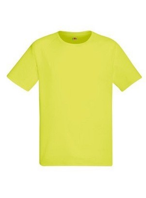Fruit of the Loom, Performance, Men's Sports Polyester T-Shirt, Yellow, L