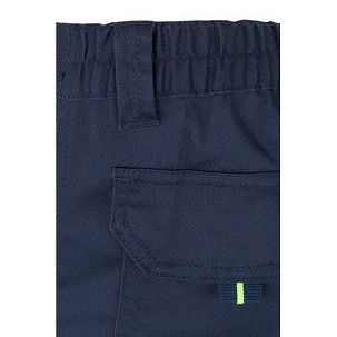 VL ZEUS LARGE. Two-tone, multi-pocket stretch trousers (240g/m²), in cotton (46%), EME (38%) and polyester (16%)