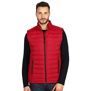 NOVA MEN, unisex padded winter vest, red