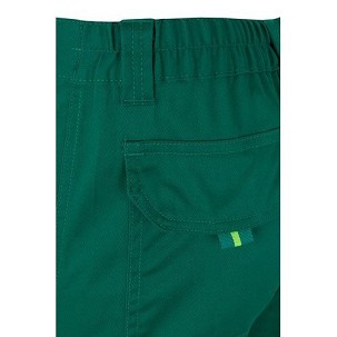 VL ZEUS LARGE. Two-tone, multi-pocket stretch trousers (240g/m²), in cotton (46%), EME (38%) and polyester (16%)