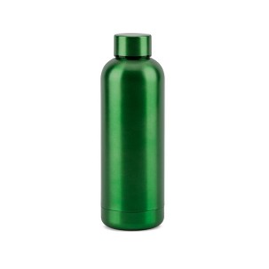 ODIN METTALIC. Termos  od 90% recikliranog nerđajućeg čelika 550 ml, zelena