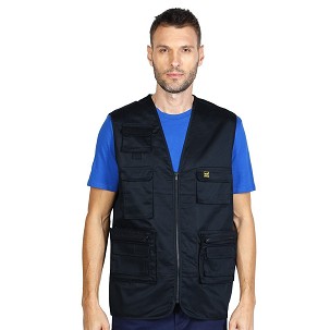 TRIGGER, workwear vest, blue