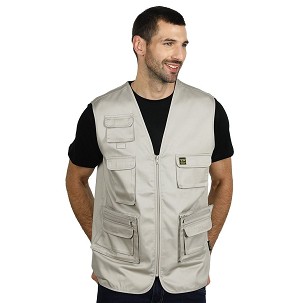 TRIGGER, workwear vest, beige