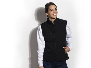 FEEDBACK WOMEN, women's softshell bodywarmer black