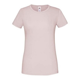 Fruit of the Loom, LADIES ICONIC 150T, ženska pamučna majica, puder roza, XL