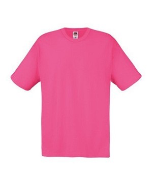Fruit of the Loom, Original T, muška pamučna majica kratkih rukava, fuksija, 3XL