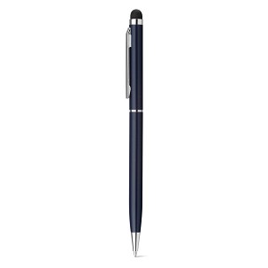 ZOE. Aluminium ball pen with twist mechanism and touch tip