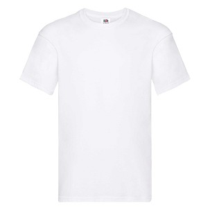 Fruit of the Loom, Original T, muška pamučna majica kratkih rukava, bela, 5XL