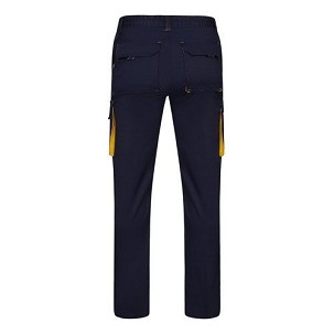 Velilla FIDES. Rastegljive pantalone u dve boje sa više džepova (240g/m²), od pamuka (46%), EME (38%) i poliestera (16%)