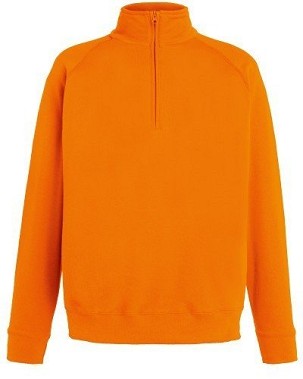 Fruit Of The Loom Fruit Of The Loom Lightweight Zip Neck Sweat, Lagani Duks, Sweat, Lagani Duks,