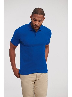 Russell Authentic Eco Polo muška majica svetlo rojal plava XS