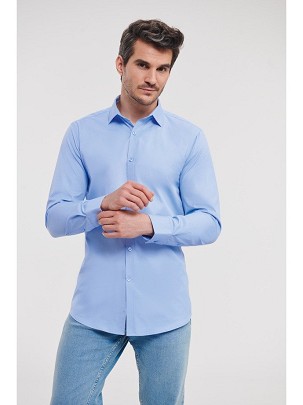 RUSSELL ULTIMATE STRETCH Men's Long Sleeve Shirt