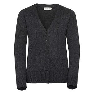 RUSSEL Women's Striped V-neck Cardigan