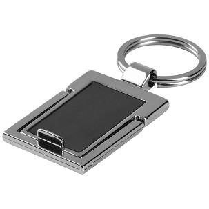AXIS, metal key holder and phone holder, shiny metal