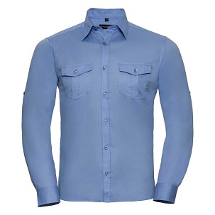 RUSSELL muška košulja sa rukavima na namotavanje ROLL SLEEVE TWILL