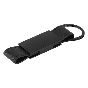 RON, metal key holder, black