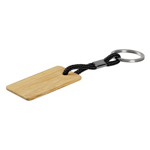LOG R, wooden key holder, black