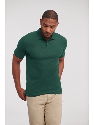 Russell Authentic Eco Polo muška majica tamno zelena XS