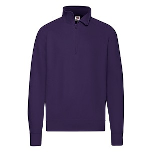Fruit Of The Loom Fruit Of The Loom Lightweight Zip Neck Sweat, Light Sweat, Sweat, Light Sweat