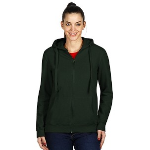WINNER, dukserica sa kapuljačom i rajsferšlusom, 280 g/m2, zelena
