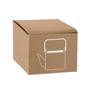 GLOGG. 700 ml ceramic teapot with bamboo lid 700 ml