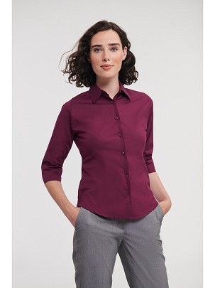 RUSSELL women's long-sleeved shirt FITTED