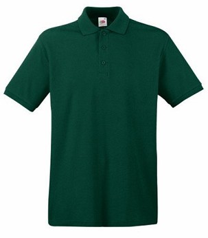 Fruit of the Loom, Premium Polo,  premium polo majica za muškarce, šumsko zelena, XL