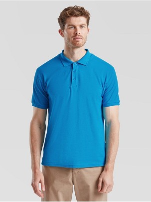 Fruit of the Loom, Premium Polo,  premium polo majica za muškarce,  azurno plava, M