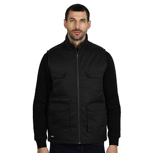 CRAFT VEST II, workwear vest, black
